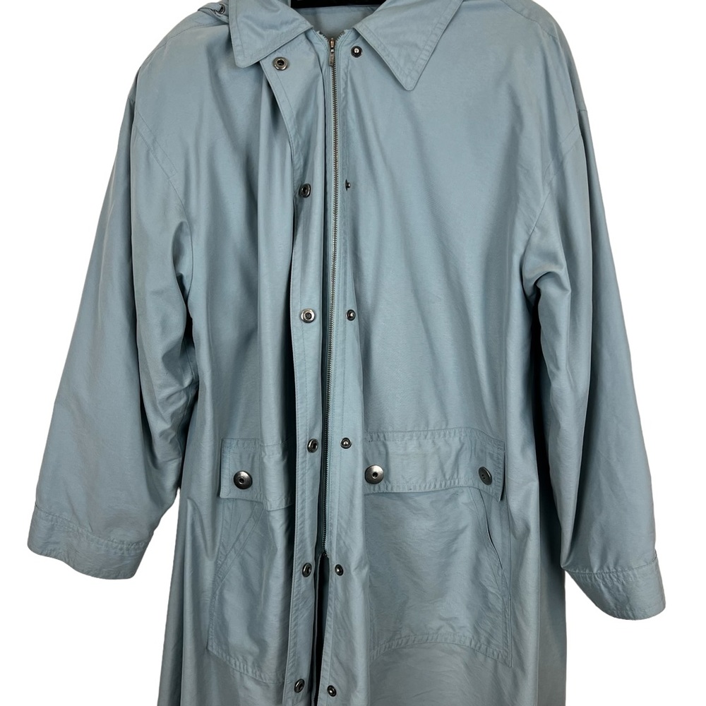 London Fog Vintage Trench Raincoat Size 10 - Picture 3 of 12